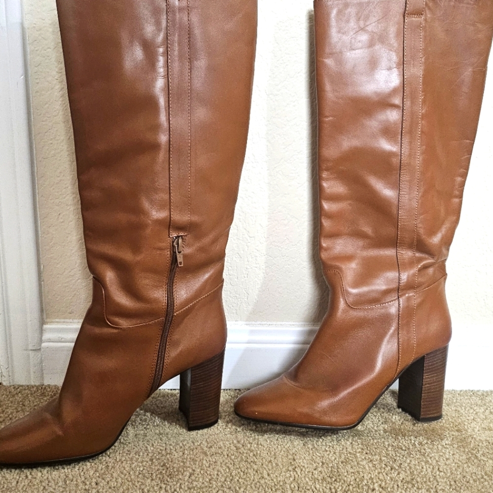Marta Ray Italian Leather Heeled Boots